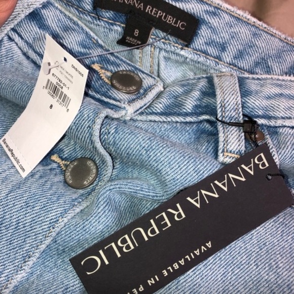 NWT BR buttoned Denim Midi Sk… - Picture 11 of 16